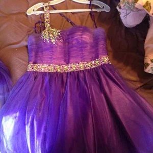 Dress with corset back